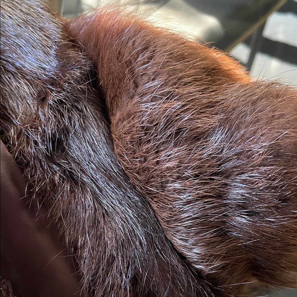 YSL Brown Fur Coat - Picture 10 of 16